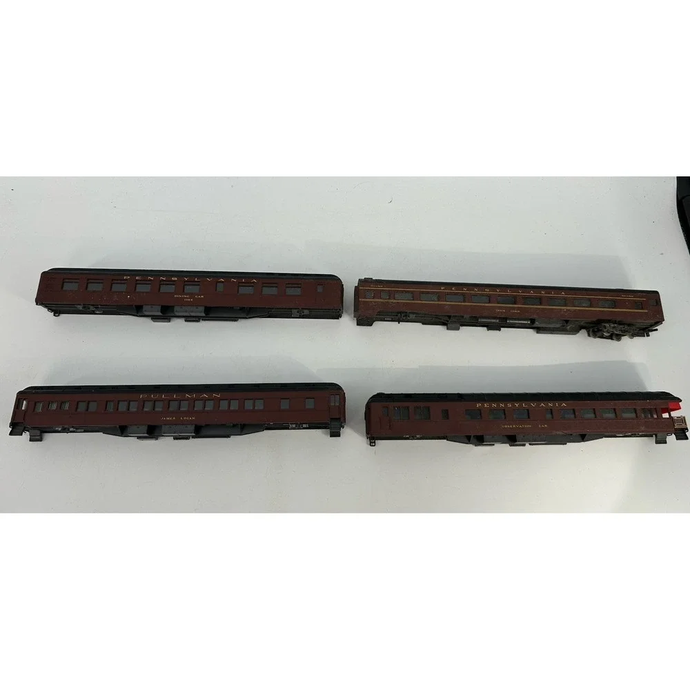 Rivarossi HO Scale Pennsylvania Railroad Assorted Passenger Cars Lot Of 4